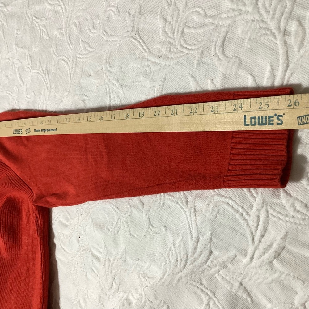 Talbots Red Pullover Ladies Rib Knit Sweater - Picture 10 of 10